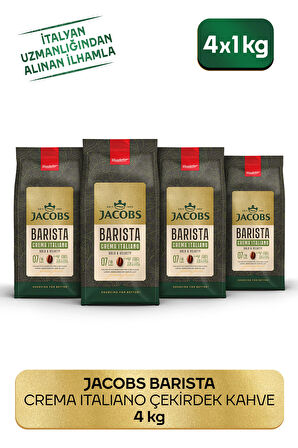 Barista Editions Çekirdek Kahve Crema Italiano 1kg X 4 Paket