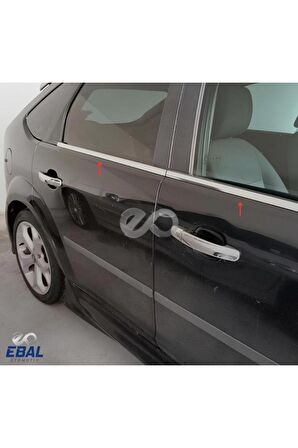 Ford Focus 2 Sedan Krom Cam Çıtası 4 Prç. 2005-2011 P. Çelik