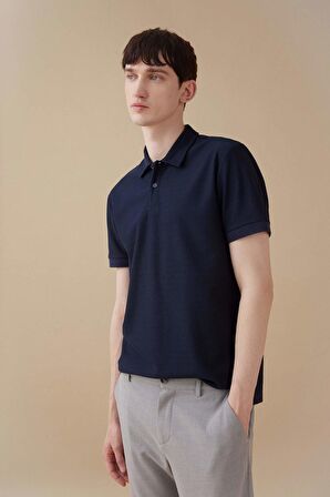 DeFacto Modern Fit Basic Düz Kısa Kollu Polo Tişört B6374AX24SPNV146