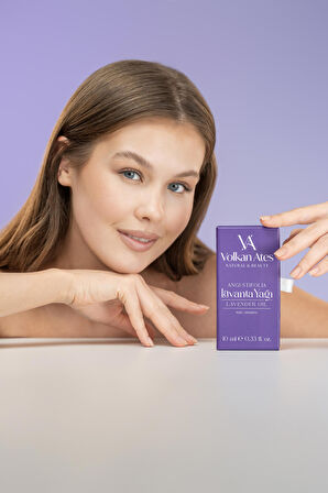 Volkan Ates Natural & Beauty Lavandula Angustifolia Saf Lavanta Yağı İçten Damlalıklı 10 ml