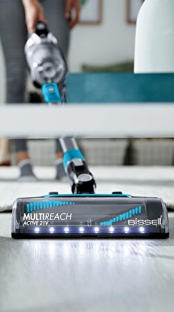 Bissell Multireach Active 21V 2'si 1 Arada Şarjlı Dikey Süpürge 2907C (Special Edition)