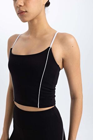 DeFactoFit Kare Yaka Askılı Sporcu Atlet C0558AX24SMBK81