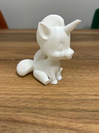Figür Boyama Seti -Hobi Kiti - unicorn at 10 cm Akrilik Boya 6 Adet ve 1 Fırça