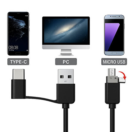  6LED Kablolu Profesyonel 7.0mm 1080P HD USB Endoskop Kamera - Android PC İçin Su Geçirmez