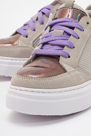 mnpc Kız Çocuk Gri Günlük Sneaker Ayakkabı