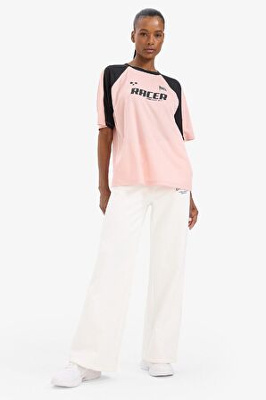 DeFactoFit Boxy Fit Bisiklet Yaka Baskılı Sporcu Kısa Kollu Tişört E4793AX25SPPN243
