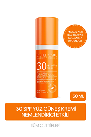 Nemlendirici Kolajen Destekli SPF30 Yüz Güneş Kremi