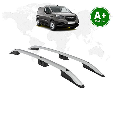 Opel Combo Panelvan Tavan Çıtası Uzun Şase 2019 Model Ve Sonrası Gri