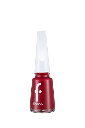 Flormar Klasik Parlak Bitişli Yüksek Pigmentli Oje - Nail Enamel- 048 Fıery Red New- 8682536035712