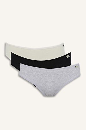 DeFacto Ribana 3'lü Askılı Slip Külot-Fall in Love D6404AX25SPGR93