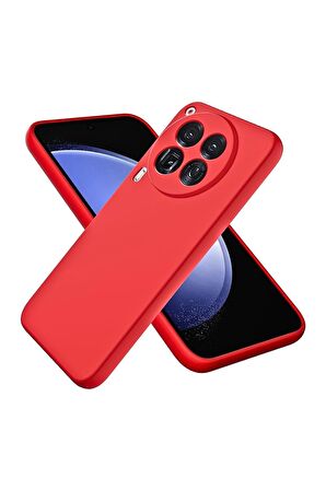 Tecno Camon 30 CL6 Uyumlu Silikon Kılıf - Kamera Korumalı Esnek Pastel Renk Kapak - Kırmızı