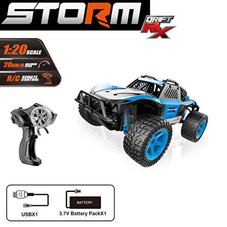 SYR-66764MA UK FF 2 4G ŞARJLI 1 20 STORM DRIFT ARA
