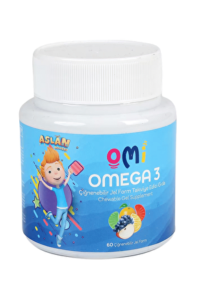 Aksu Vital  Omega3 60'li Çiğnenebilir Jel