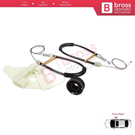 Citroen C Elysee Peugeot 301 için Ön Sağ Cam Kriko Set 9677416880