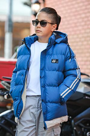 Erkek Çocuk Çıkarılan Kapüşonlu Şişme Mont KM.YY28