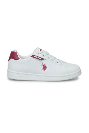 U.S.POLO ASSN COSTA 4FX BEYAZ BORDO COMFORT CASUAL ANATOMİK SPOR AYAKKABI