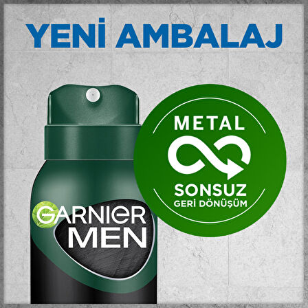 Garnier Men Ekstra Ferahlık Aerosol Sprey 150 ml