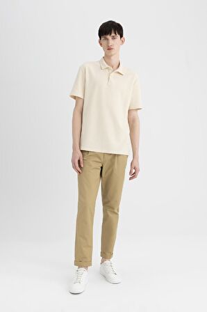 DeFacto New Regular Fit Basic Düz Kısa Kollu Polo Tişört B4939AX24SPER42