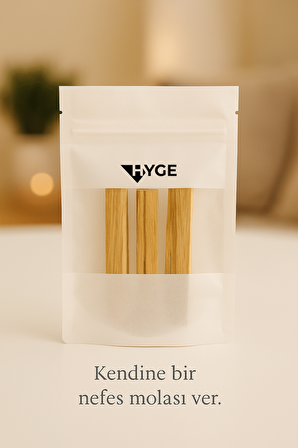 Hyge Palo Santo Ağaç Tütsü 30gr. (Peru Serifikalı)