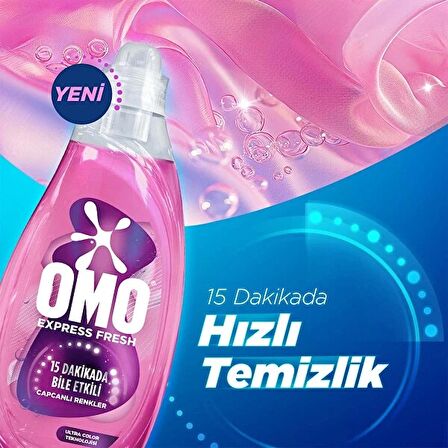 Omo Express Fresh Capcanlı Renkler Renkliler ve Siyahlar için Sıvı Deterjan 1.48 lt