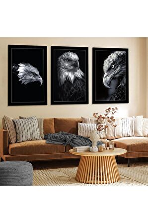 Aslan Mafya 100 X 50 Cm Saatli Kanvas Tablo