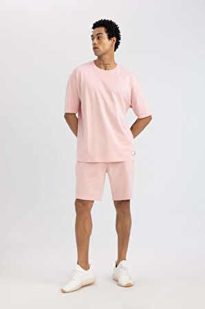 DeFactoFit Slim Fit Dar Kesim Cepli Baskılı Şort A1625AX24SMPN243