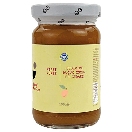 Organik Kayısı Püresi 100 G +4 Ay