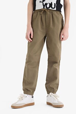 DeFacto Erkek Çocuk Jogger Fit Standart Paça Gabardin Pantolon E1587A825SMKH261