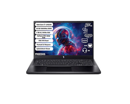Acer Nitro V15 Anv15-51 Intel I7-13620h 16Gb 1 Tb Ssd Rtx4050-6gb 15.6''144hz Freedos Nh.qnbey.002+161