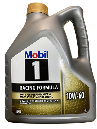 Mobil 1 Racıng Formula 10w-60 4 Litre Motor Yağı 