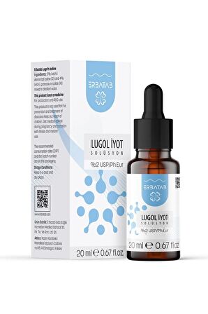 Erbatab Lugol İyot %2 20 ml