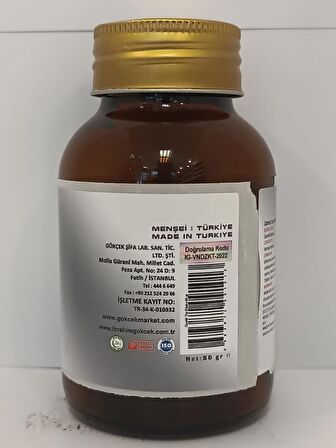 Üzerlik Toz Ekstresi 80 Gr Cam Kavanoz
