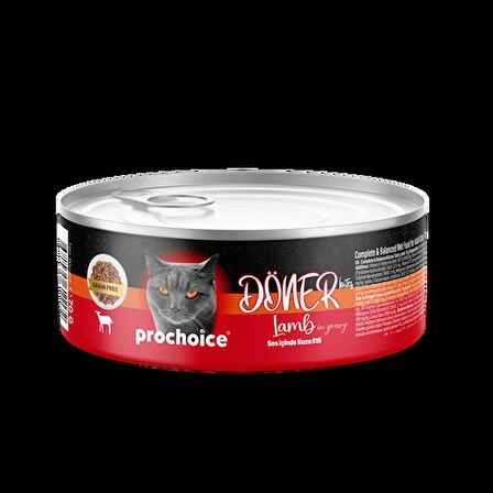 Prochoice Döner Bites Kuzulu Yetişkin Kedi Konservesi 70 GR