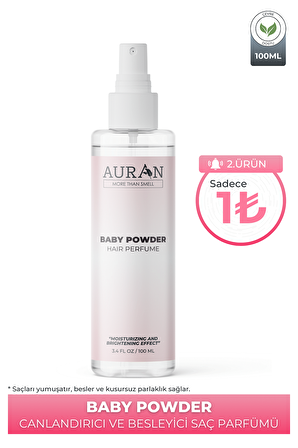 Bebek Pudrası Saç Parfümü Besleyici ve Onarıcı Saç Bakım Spreyi Baby Powder Hair Perfume Spray 100ml