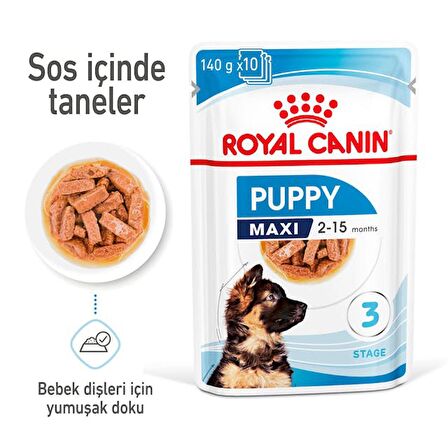 Royal Canin Büyük Irklar için Yavru Yaş Köpek Maması 140g