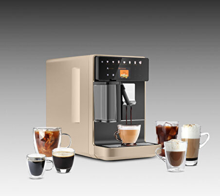 Karaca Baristaroma A5 Tam Otomatik Espresso Makinesi Gold