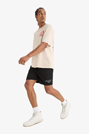 DeFactoFit NBA Miami Heat Standart Fit Kısa Paça Şort B9915AX25SPBK81