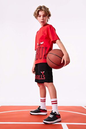 DeFacto Erkek Çocuk NBA Chicago Bulls Şort C0396A824SMBK81