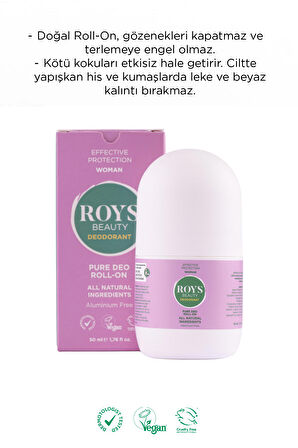 Roys Beauty Doğal Roll-on Kadın