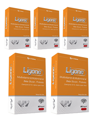 LİGONE BETA GLUCAN  60 KAPSÜL 5X