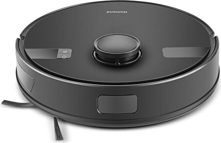 Homend Alex Laser 1291H Moplu ve Haritalamalı Akıllı Robot Süpürge Siyah