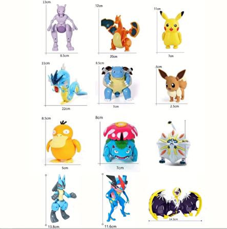 Pokemon Orijinal Lisanslı Elf Topu 12'li Süper Set