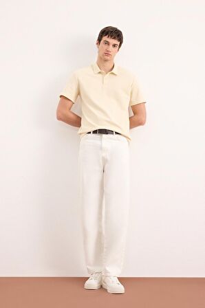 DeFacto New Regular Fit Basic Düz Kısa Kollu Polo Tişört B4939AX24SPER42