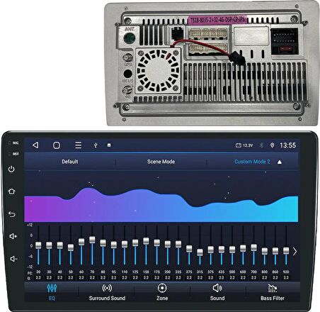 Navismart Multimedya - 8 Çekirdek İşlemci, 8GB RAM, 128GB HAFIZA Volkswagen Golf 7 (Gri) (2013+) ile uyumlu