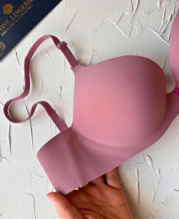 Intive Lazer Kesim Dikişsiz Hafif Destekli İz Yapmaz Balenli İnce Askılı Sütyen