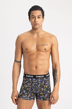 DeFacto Regular Fit 3'lü Boxer B0583AX23AUBK81
