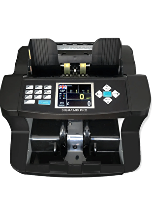Sigma Mix Pro Para Sayma Makinesi Tl,€,$,£ Karışık Sayım Para Sayma Makinesi