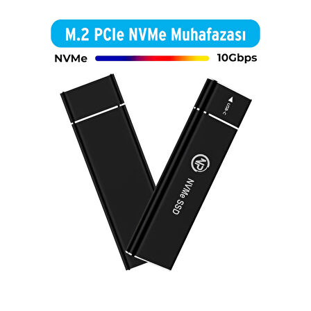 NPO DK02 NVMe M.2 900/1000Mb/s 2TB USB-A/Type-C Kablolu Taşınabilir Harici SSD