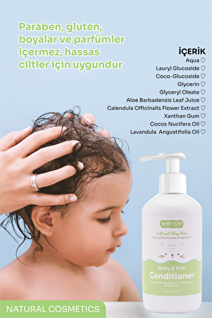 Babyton Bebek & Çocuk Doğal Saç Kremi 250 ml