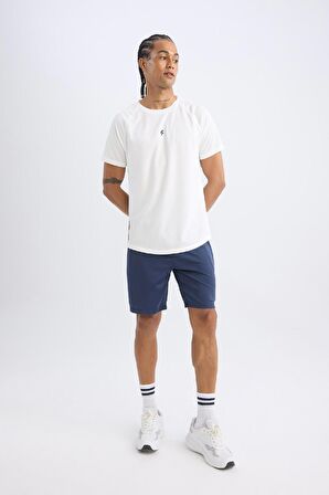 DeFactoFit Hızlı Kuruyan Slim Fit Dar Kesim Sporcu Standart Paça Şort V3030AZ25SPNV201